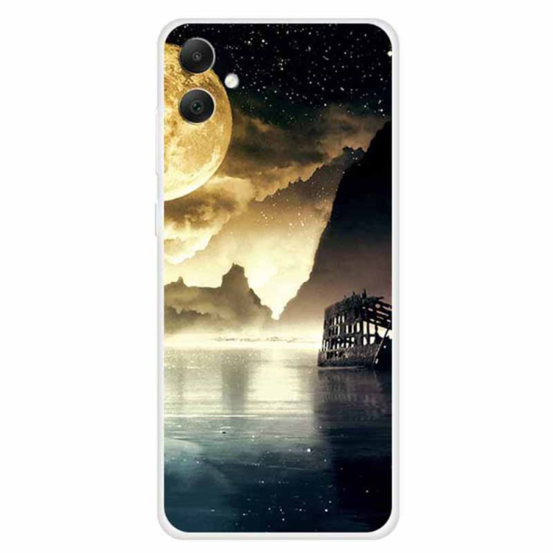 Samsung Galaxy A05 4G Case - Motif Print - Moonlight by the Lake