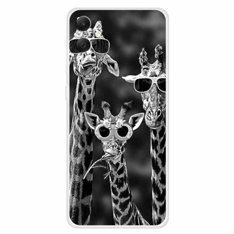 Samsung Galaxy A05 Giraffes with Glasses Case