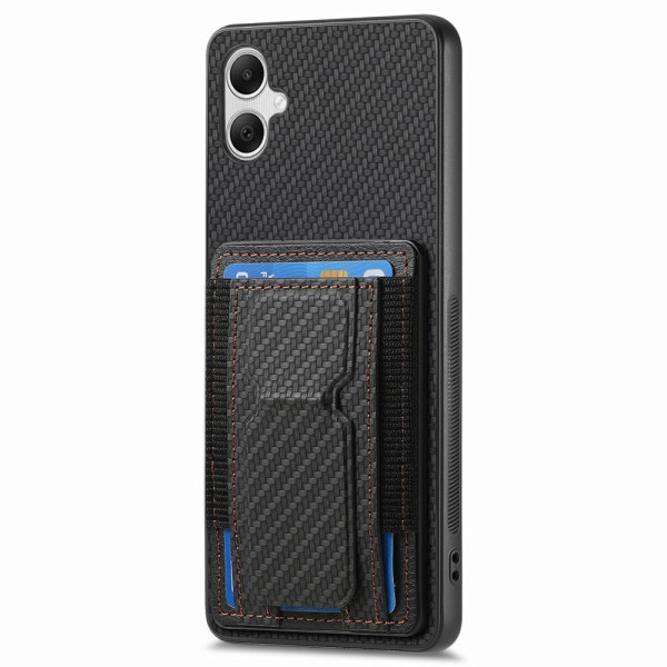 Samsung Galaxy A05 Carbon Fibre Case Card Holder and Stand