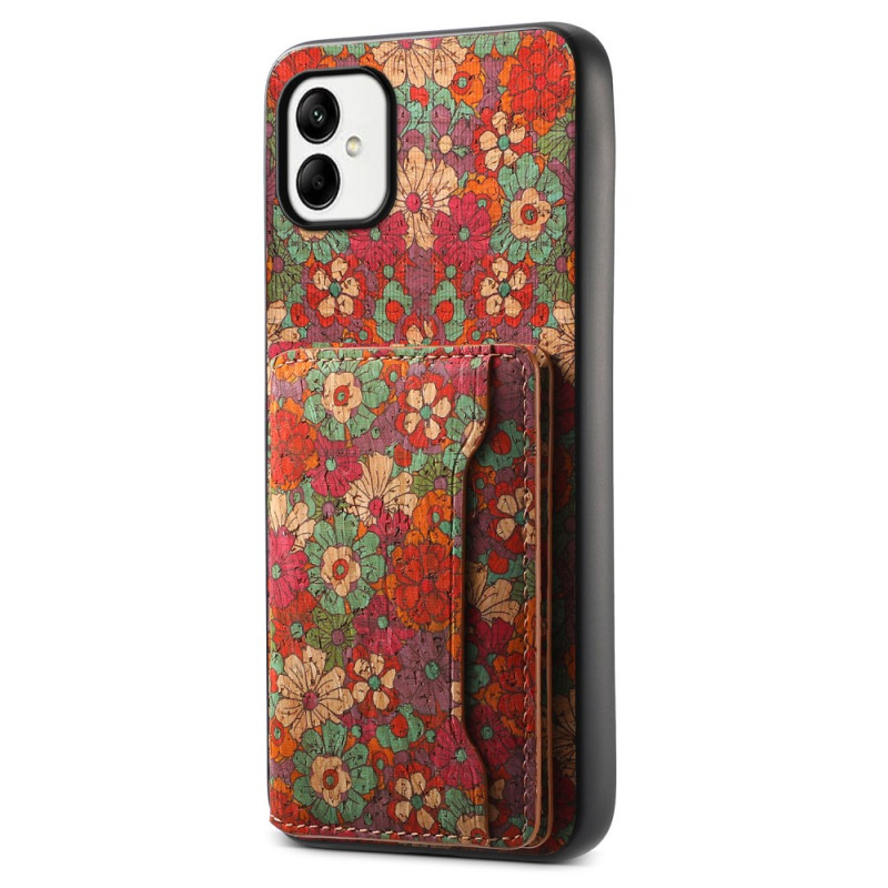 Samsung Galaxy A05 Case Floral Pattern Card Case