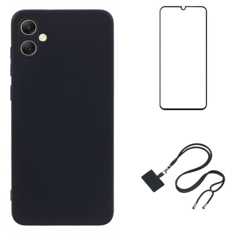 Samsung Galaxy A05 Case Screen Protector and Lanyard WANLONFENG