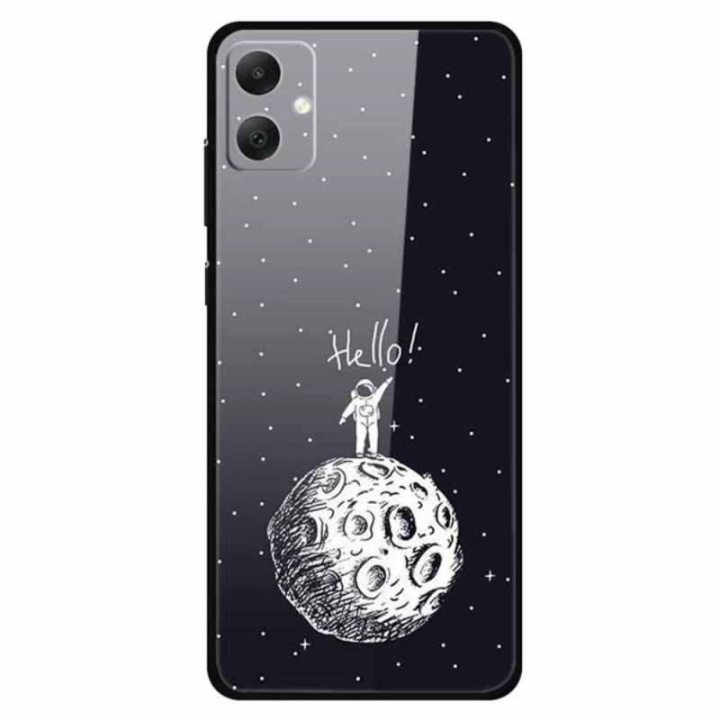 Samsung Galaxy A05 Tempered Glass Case Hello Lunar