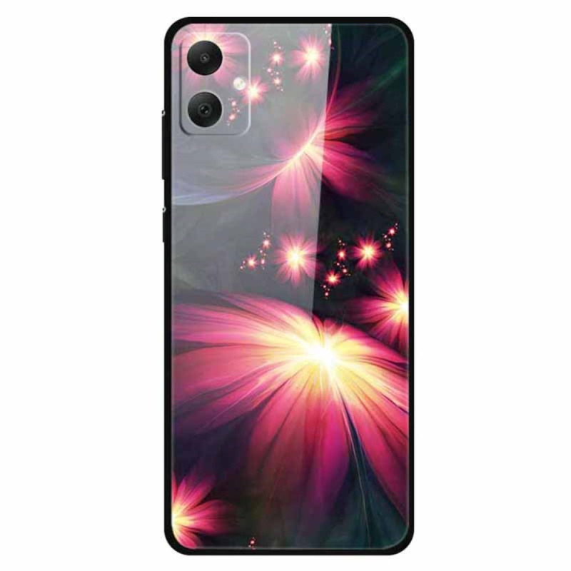 Samsung Galaxy A05 4Tempered Glass Case Flowers