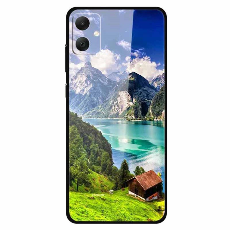 Samsung Galaxy A05 Tempered Glass Case Green Hills