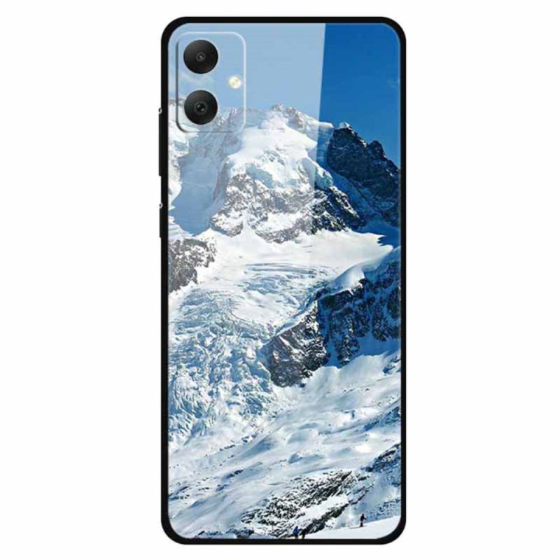 Samsung Galaxy A05 Tempered Glass Snowy Mountain Case