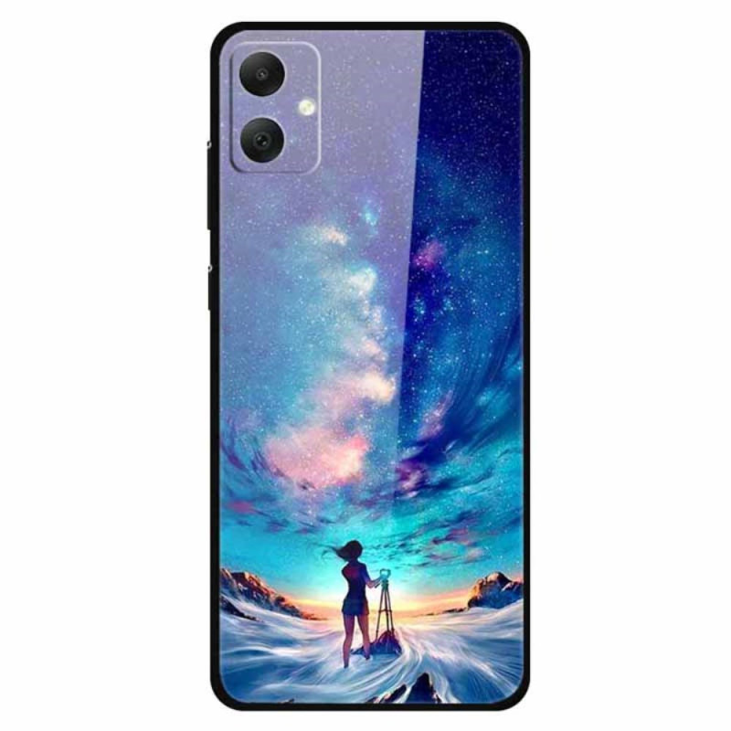 Samsung Galaxy A05 Hardcover Girl Astronomy