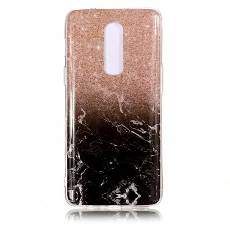 OnePlus 6 Marble Glitter Case