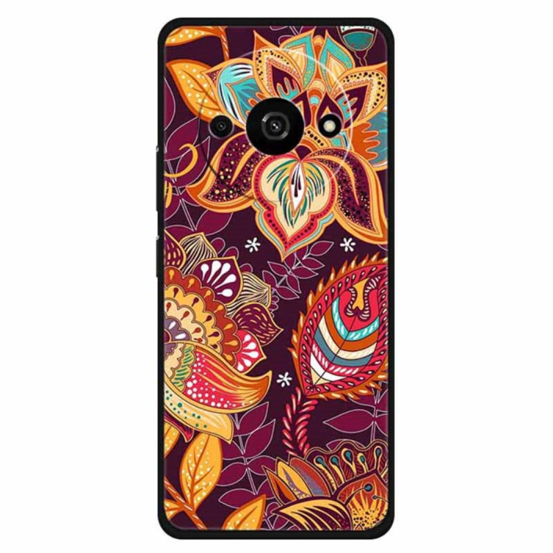 Xiaomi Redmi A3 / Poco C61 Gold Flower Case by Cercis