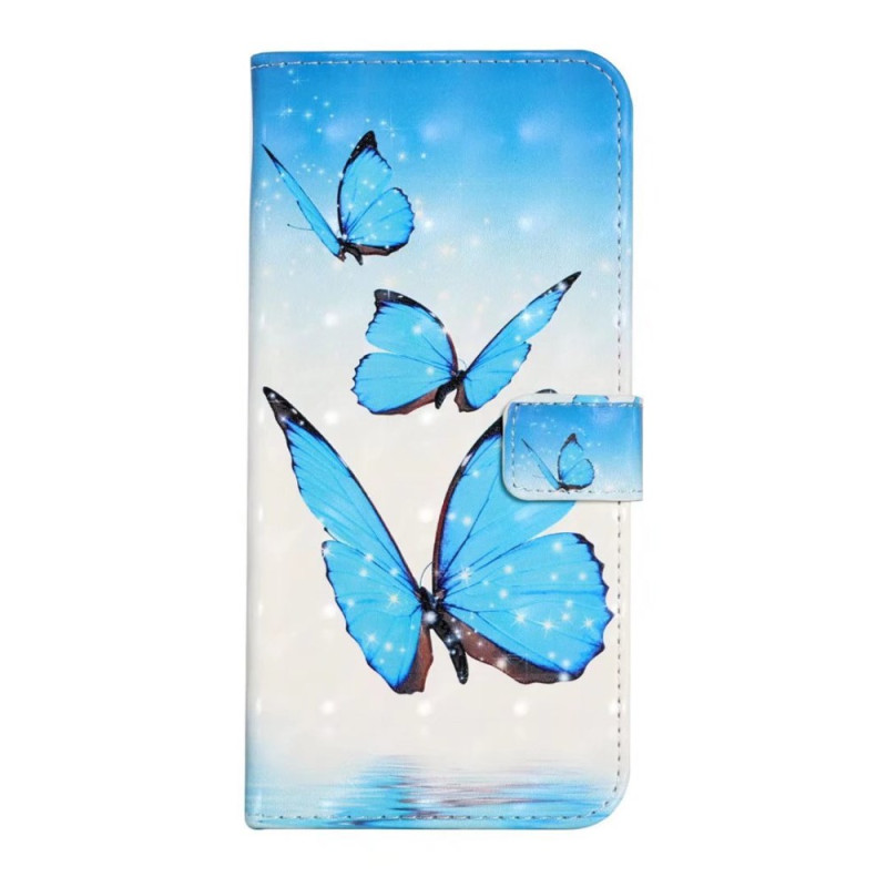 Case Motorola Edge 50 Three Butterflies