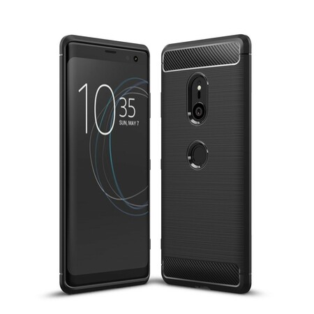 Sony Xperia XZ3 Brushed Carbon Fiber Case