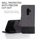 Samsung Galaxy S9 Plus Case Muxma Fabric and Leather Effect