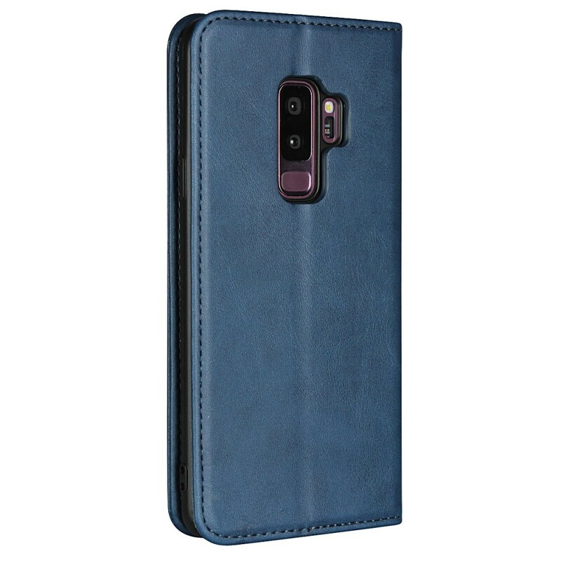 Flip Cover Samsung Galaxy S9 Plus Simili Cuir Coutures Flip Cover Samsung Galaxy S9 Plus Simili Cuir Coutures