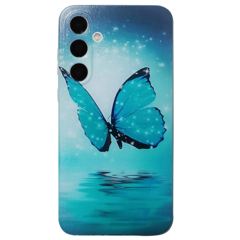 Samsung Galaxy A16 4G / 5G Blue Butterfly Case