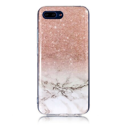 Honor 10 Marble Glitter Case