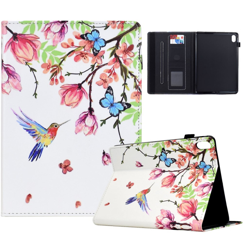 Case for iPad 10.9 (2022) Flowers and Birds design