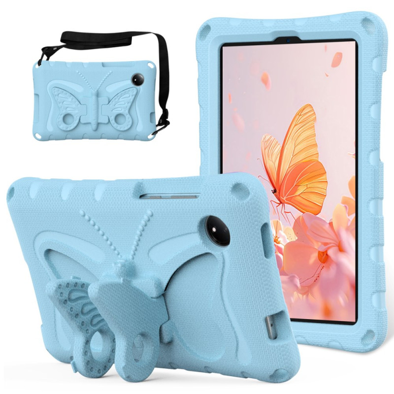 Xiaomi Redmi Pad SE 8.7 4G Kids Case Butterfly and Shoulder Strap Holder