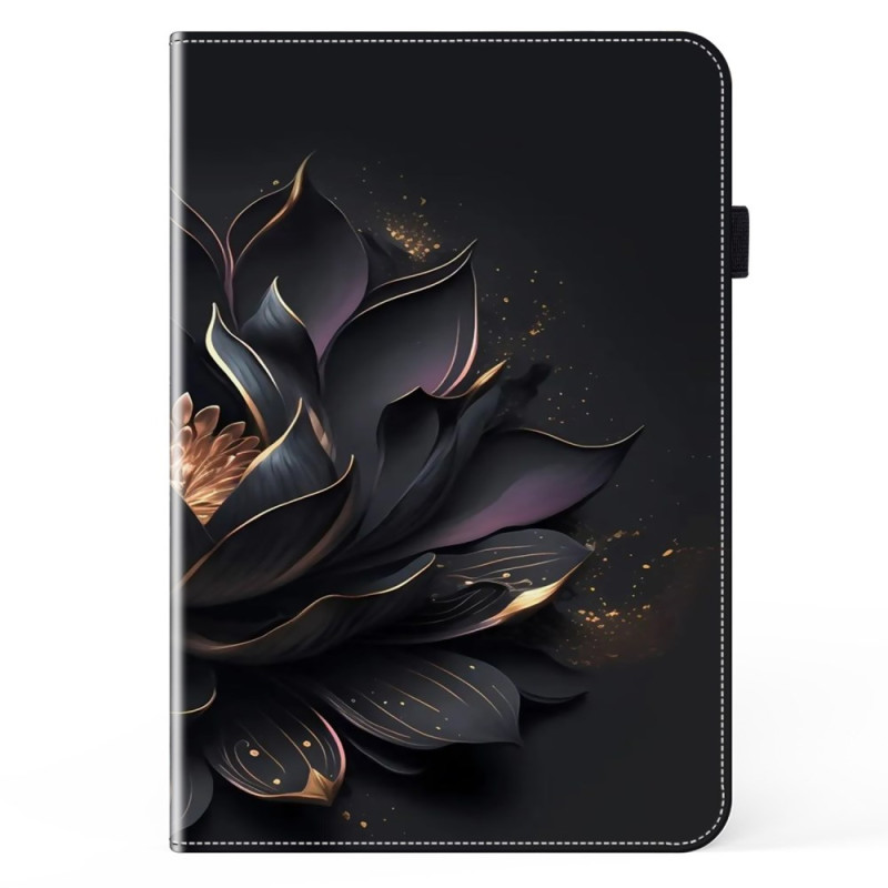 Xiaomi Redmi Pad SE 8.7 Black Flower Case