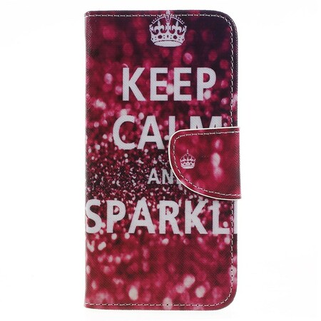 Cover Samsung Galaxy J6 Keep Calm and Sparkle