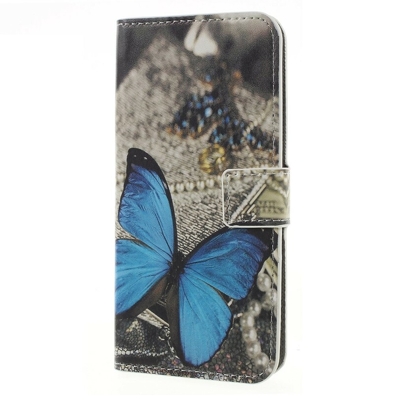 Cover Samsung Galaxy J6 Papillon Bleu