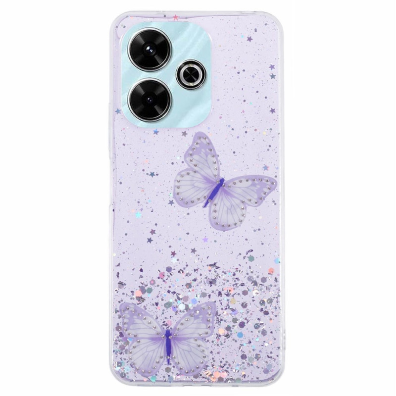 Case for Xiaomi Redmi 13 4G / 13 5G Butterfly Glitter