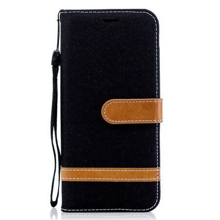 Samsung Galaxy J6 Case Fabric and Leather Effect