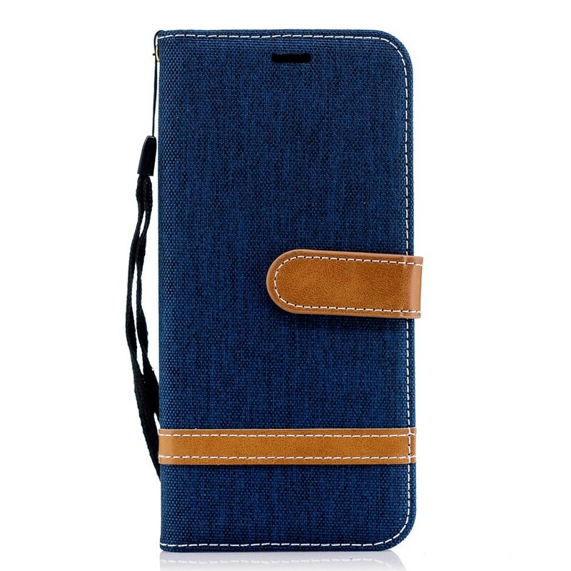 Samsung Galaxy J6 Case Fabric and Leather Effect