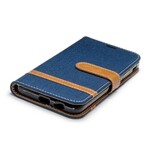 Samsung Galaxy J6 Case Fabric and Leather Effect
