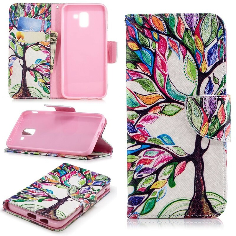 Case Samsung Galaxy J6 Colorful Tree