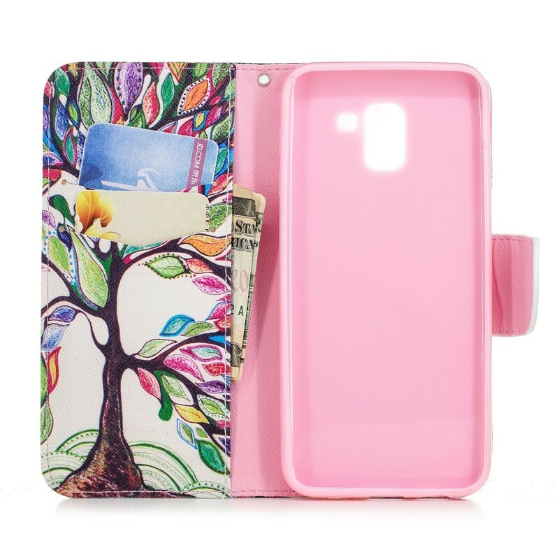 Case Samsung Galaxy J6 Colorful Tree