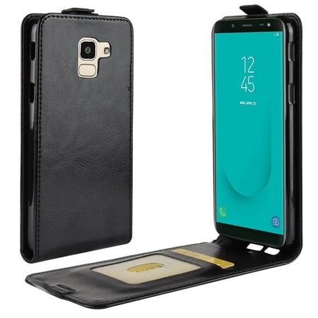 Case Samsung Galaxy J6 Foldable Leather Effect