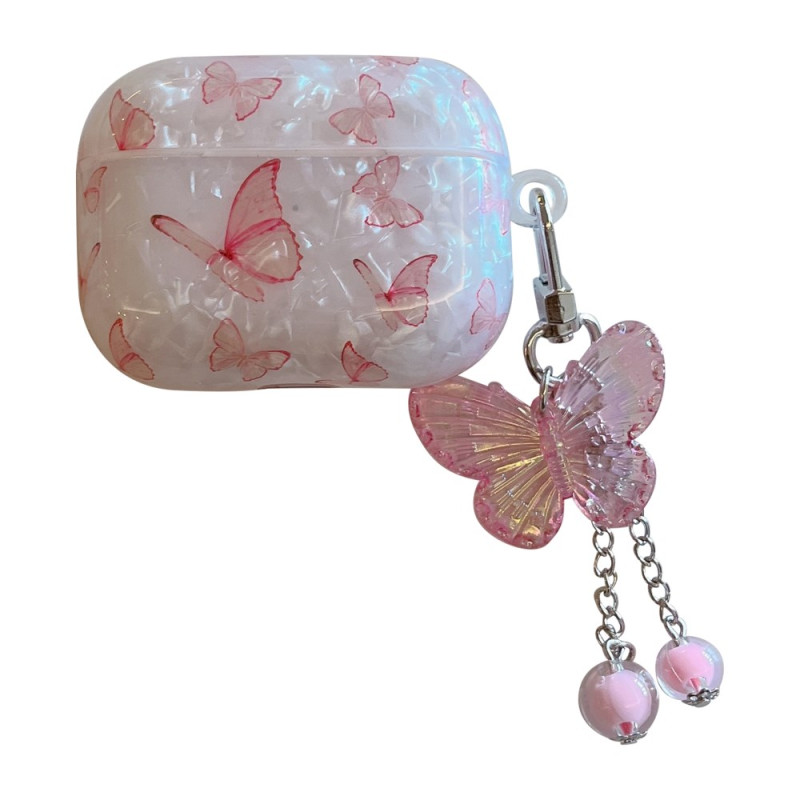 AirPods Pro 2 Case Butterflies and Charm Design