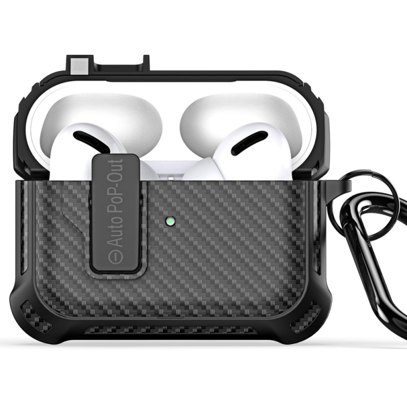 Textured Design AirPods Pro 2 Case with Carabiner