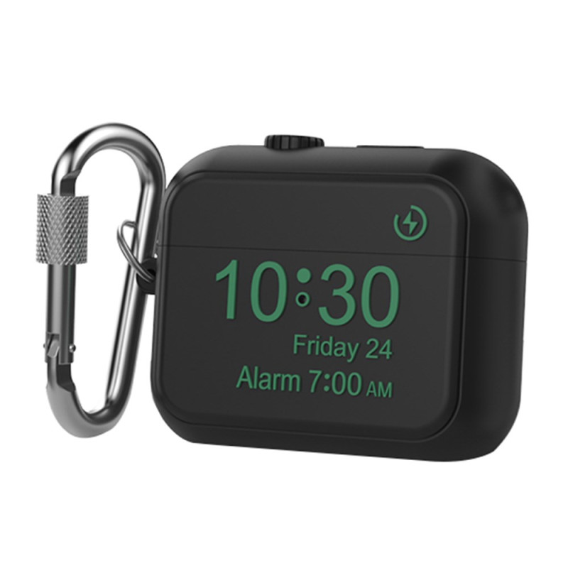 AirPods Pro 2 Case Digital Clock Display