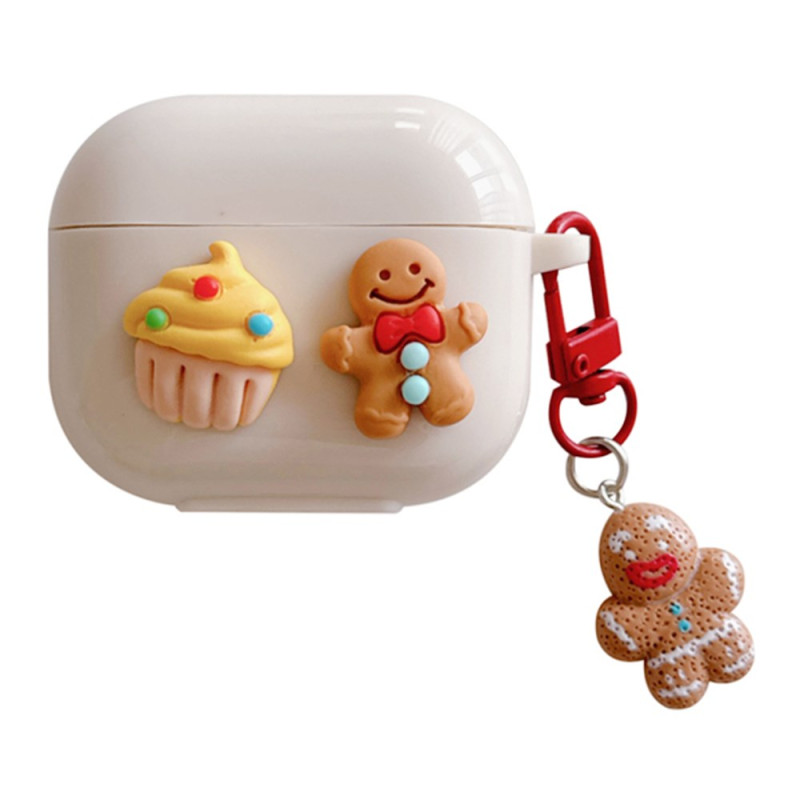 Case AirPods Pro Gingerbread Man Pendant