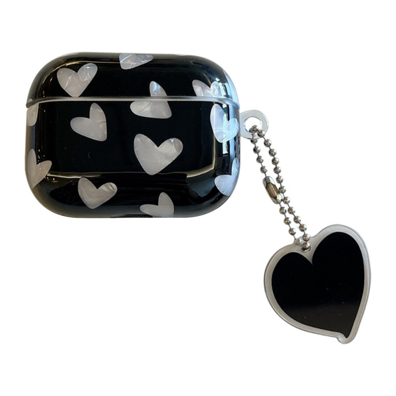 AirPods Pro Case Hearts and Pendant Design