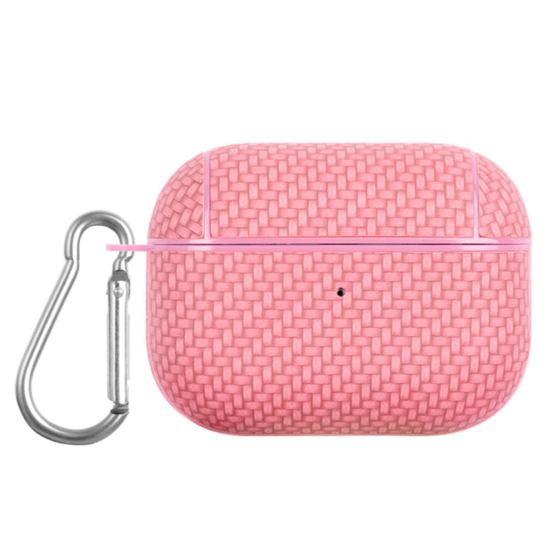 Woven Pattern AirPods Pro Case with Carabiner