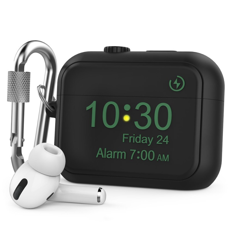 AirPods Pro Digital Clock and Carabiner Case