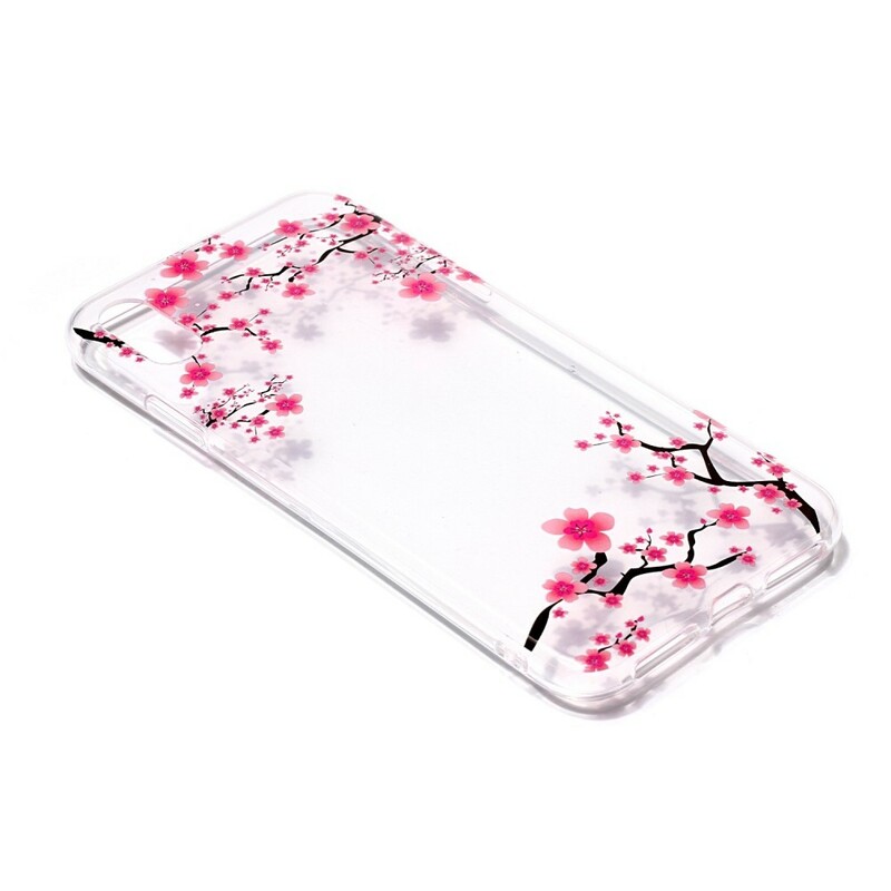 iPhone Xs Plum Tree Flowers Case