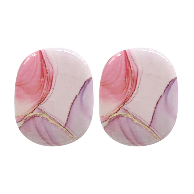 Protective Case Airpods Max Pink Marble Design