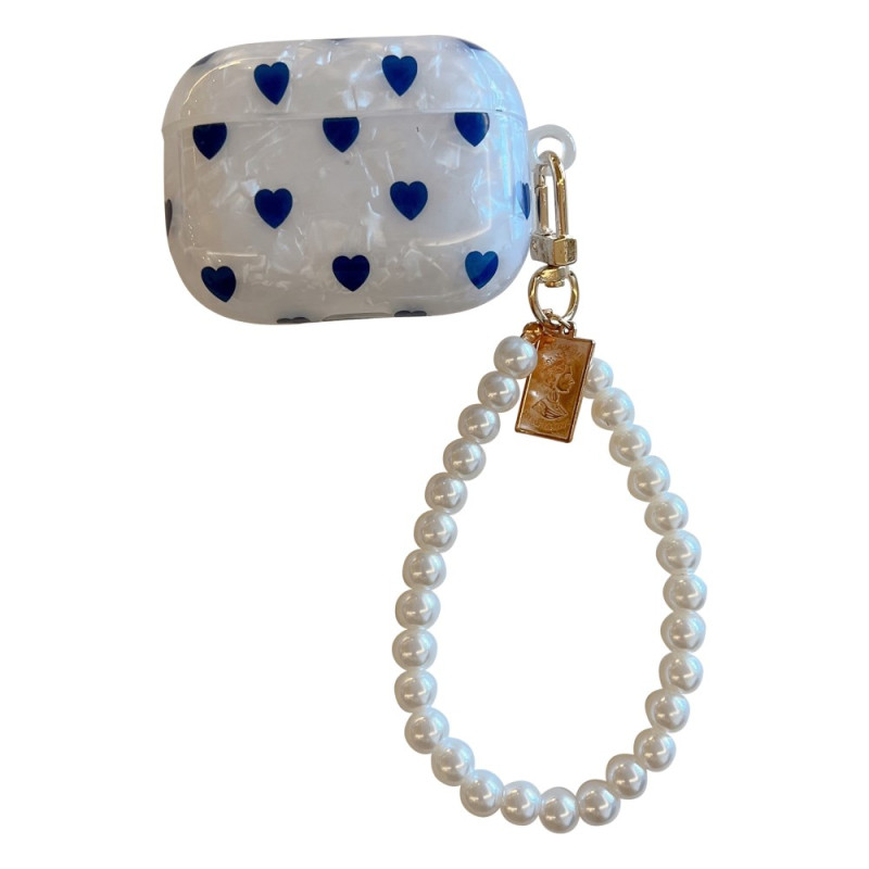 AirPods 3 Hearts Blue Case and Bracelet