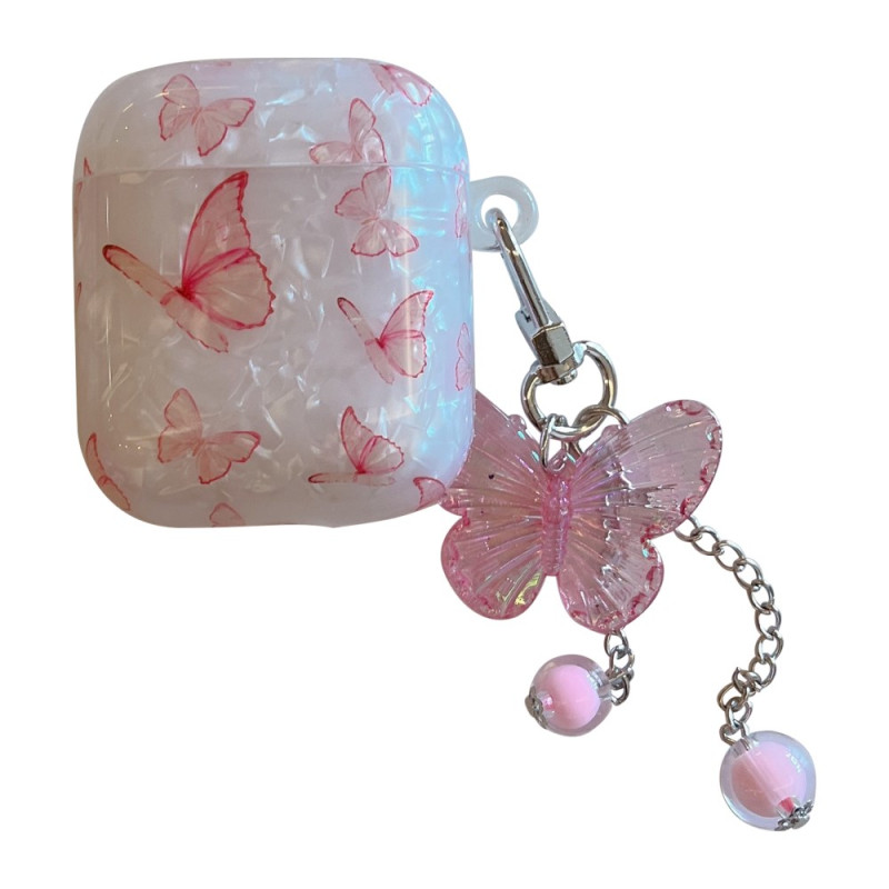 AirPods 2 / 1 Case Butterflies and Pendant