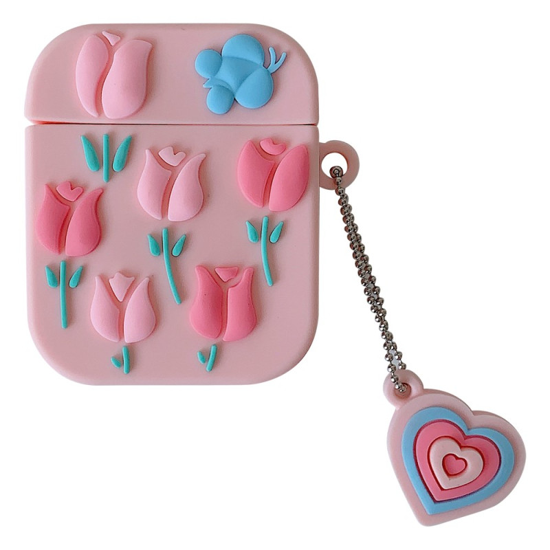 AirPods 2 / 1 Case Tulips and Pendant