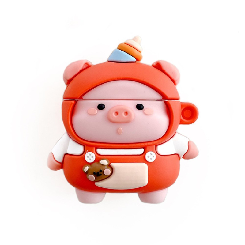 AirPods 2 / 1 Pig Cover in Red