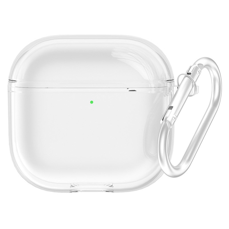 Transparent AirPods 4 Case with Keyring