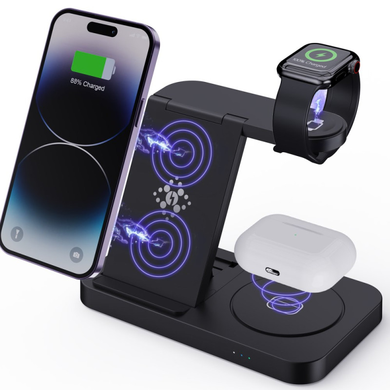 3-in-1 Wireless Charging Station for Apple devices