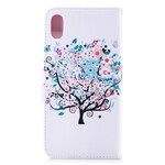 Cover iPhone XS Smart Flowered Tree