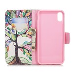 Case iPhone XS Smart Colorful Tree