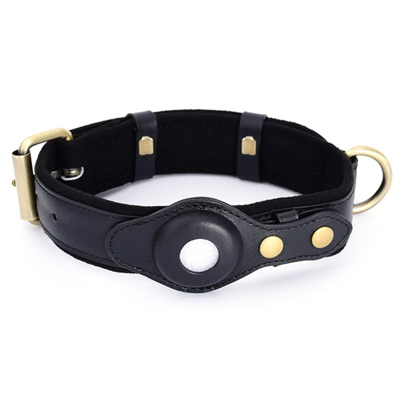 AirTag Leather Pet Collar