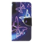 Case iPhone XS Smart Colored Butterfly