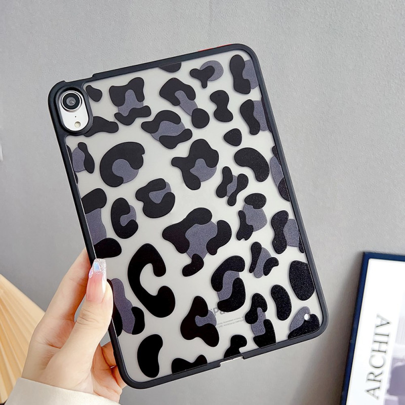 iPad Mini 7 (2024) / Mini 6 (2021) Case Leopard Print Black